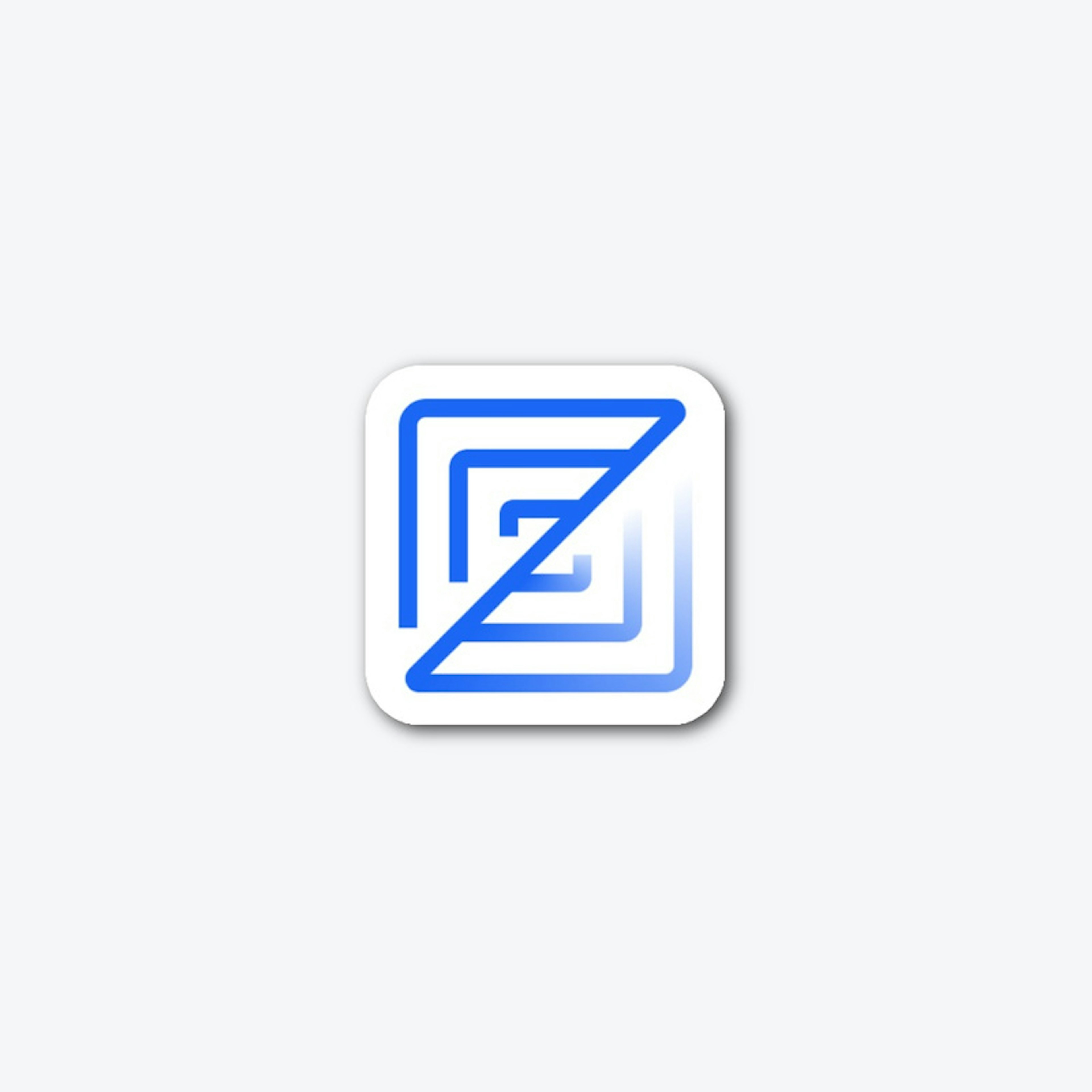 Zed Logo Blue Sticker