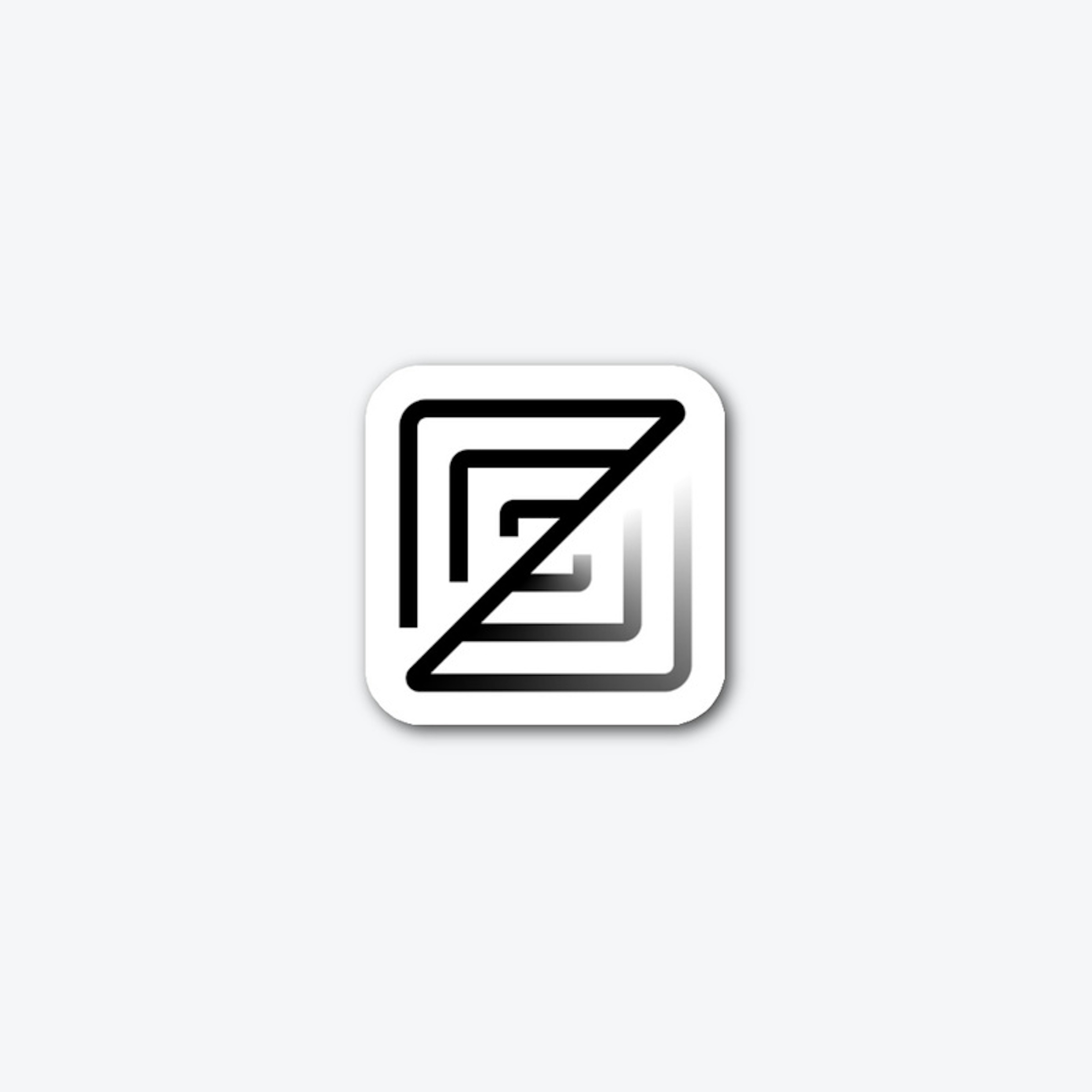 Zed Logo Black Sticker