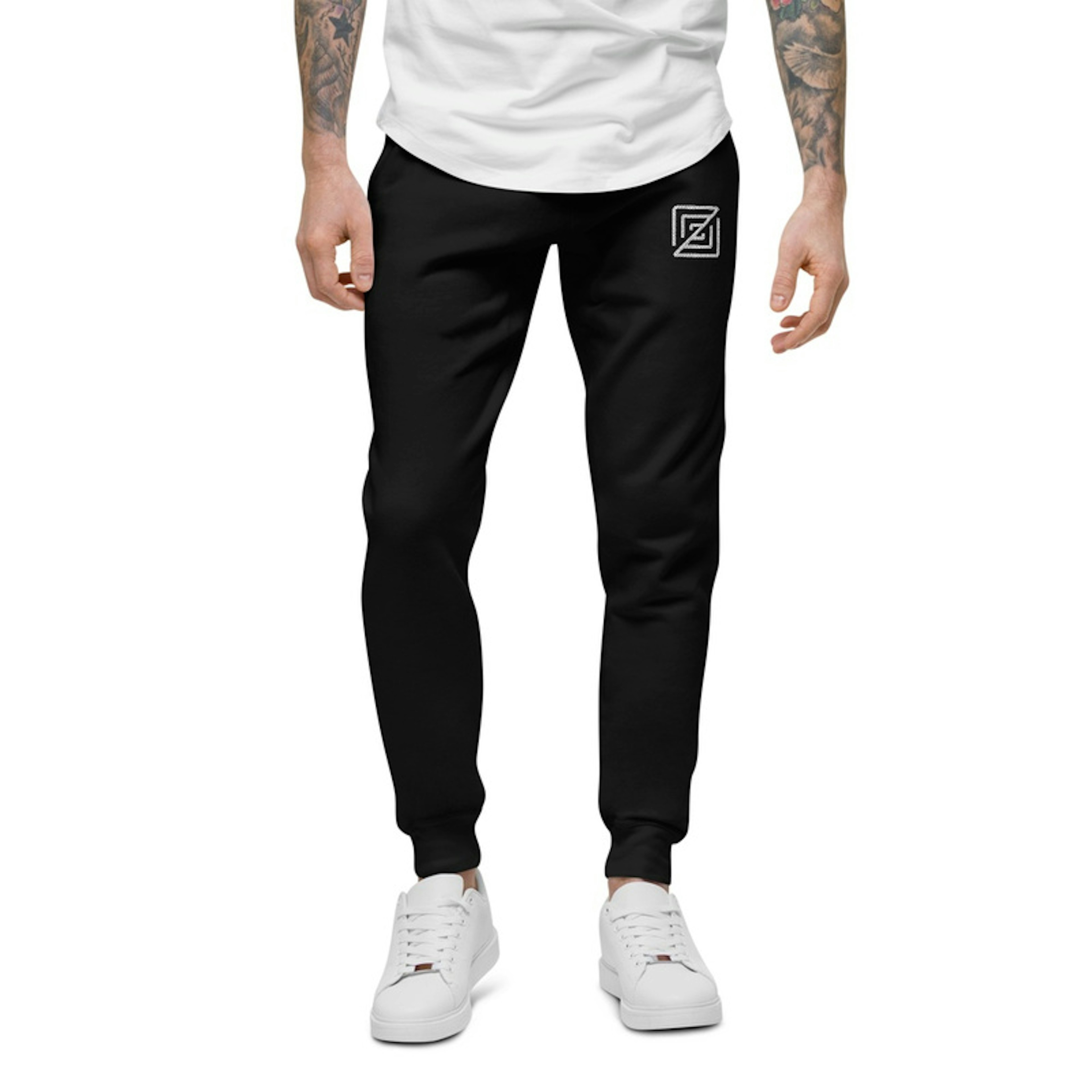 Zed Joggers with White Logo