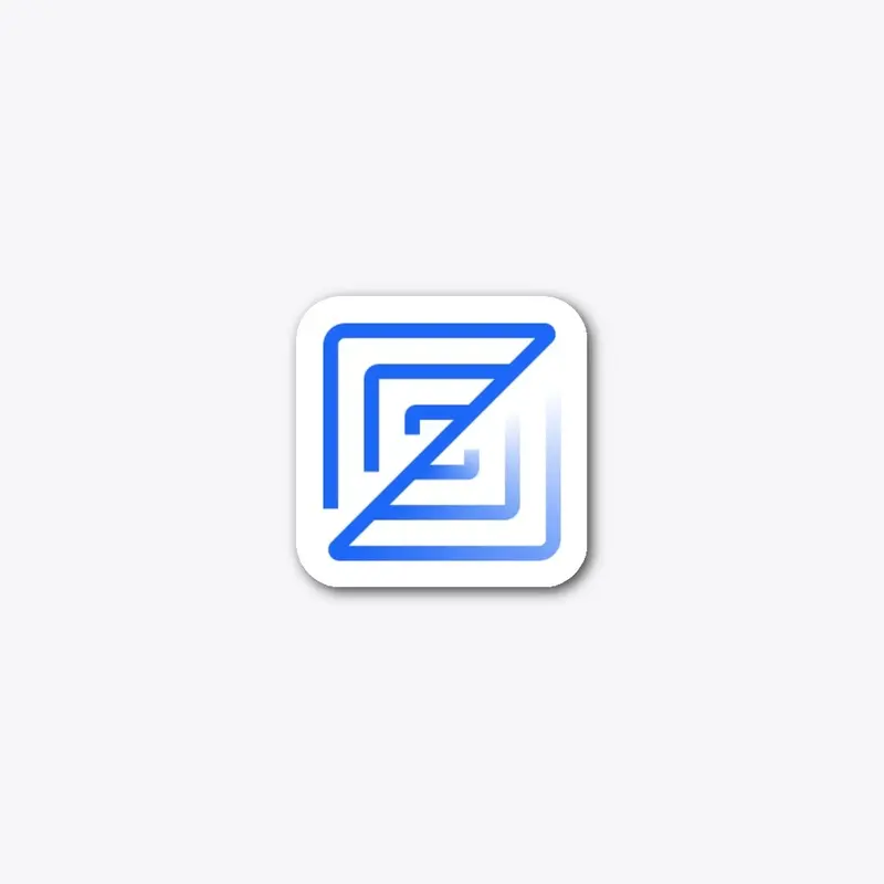 Zed Logo Blue Sticker