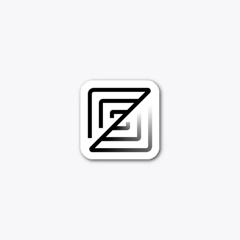 Zed Logo Black Sticker